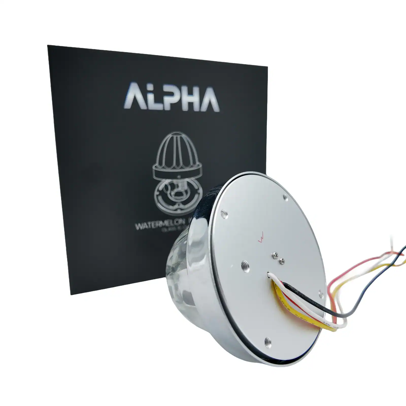 Alpha 360 emergency light with strobe, rotation