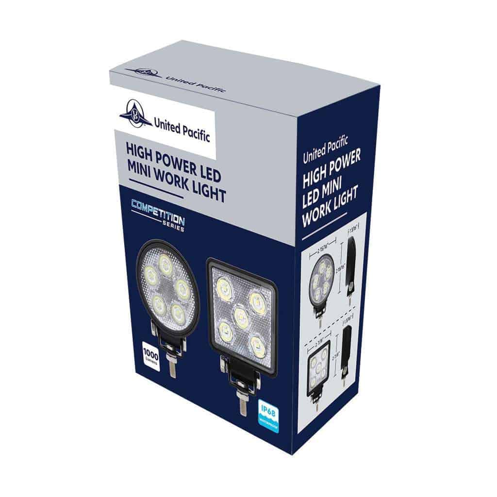 5 Led High Power Mini Work Light - Round Flood Light 4 5 LED High Power Mini Work Light