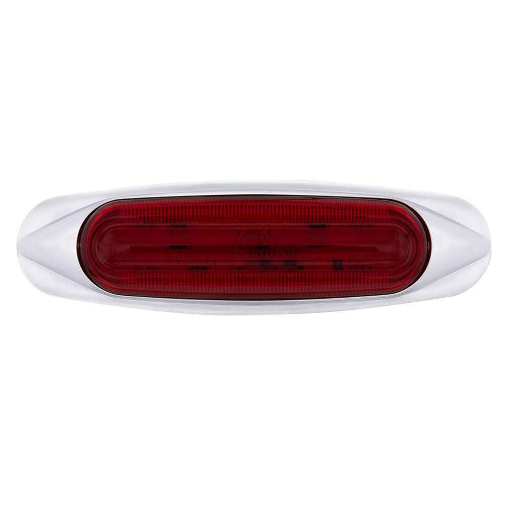 4 LED LIGHTTRACK Light (Clearance/Marker) - Red LED/Red Lens