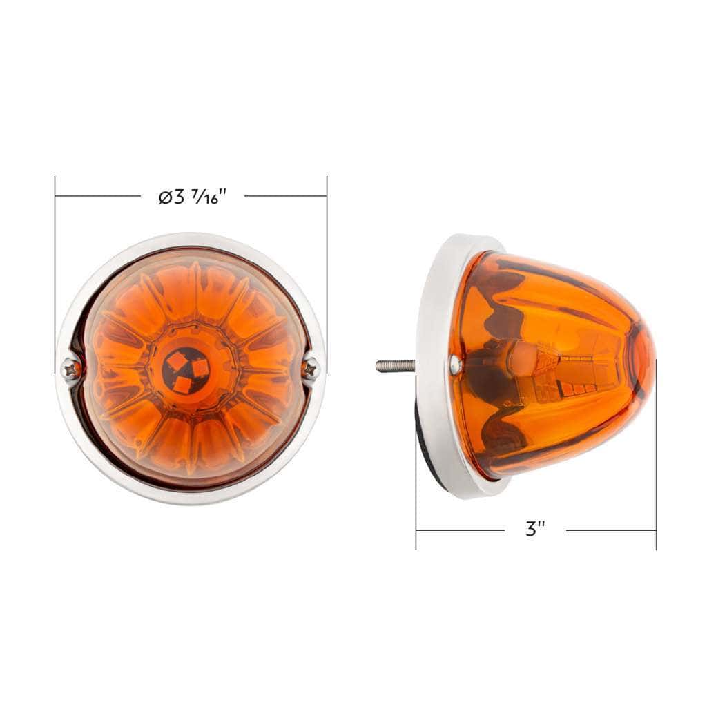 Ultraburst Glass Watermelon Flush Mount Kit – Amber Led/Lens 11 UltraBurst Glass Watermelon Flush Mount Kit – Amber LED/Lens
