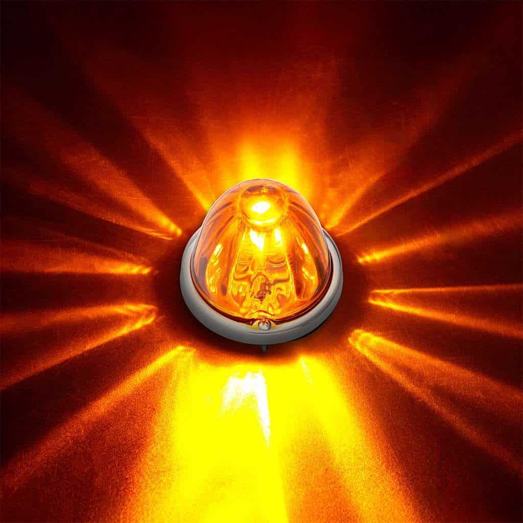 Ultraburst Glass Watermelon Flush Mount Kit – Amber Led/Lens 13 UltraBurst Glass Watermelon Flush Mount Kit – Amber LED/Lens