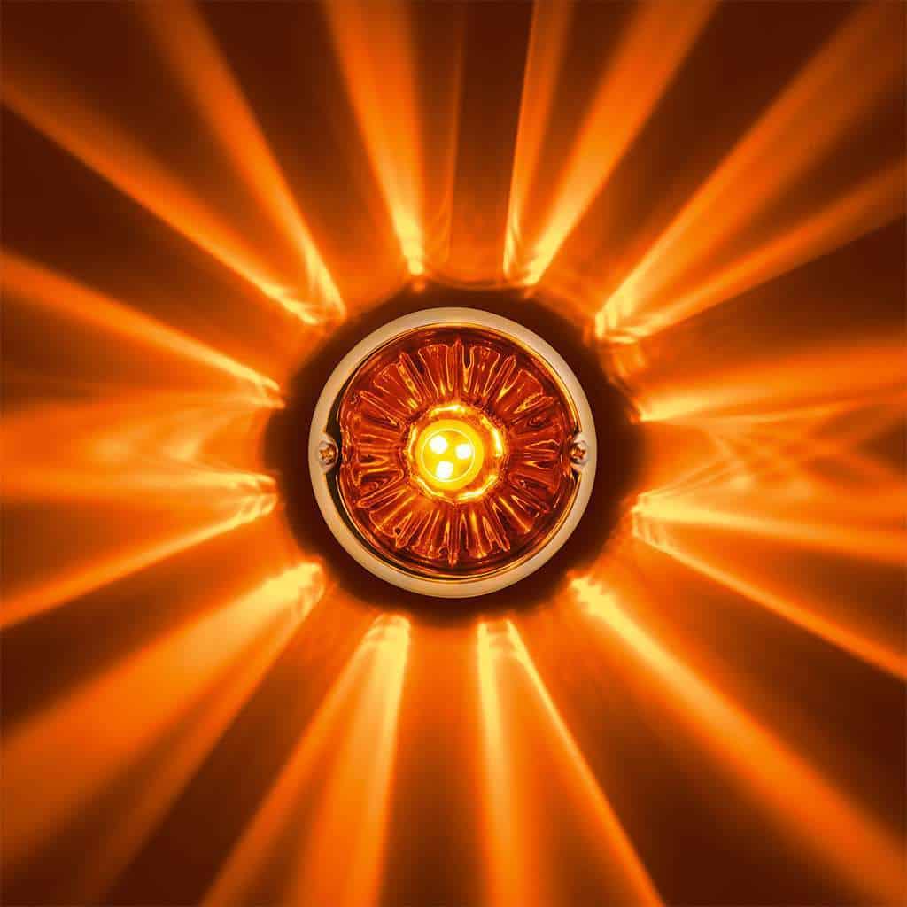 Ultraburst Glass Watermelon Flush Mount Kit – Amber Led/Dark Amber Lens 11 UltraBurst Glass Watermelon Flush Mount Kit – Amber LED/Dark Amber Lens