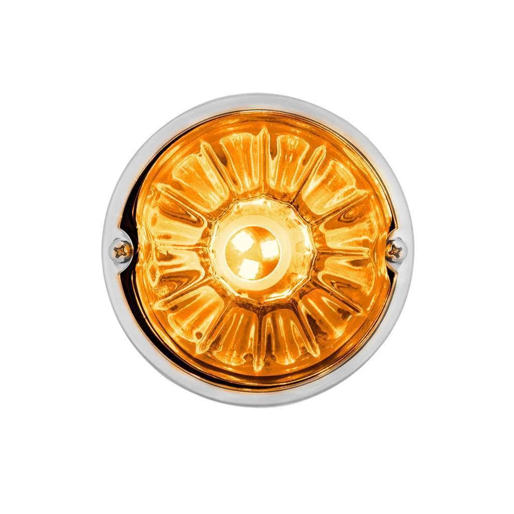 Ultraburst Glass Watermelon Flush Mount Kit – Amber Led/Clear Lens 3 UltraBurst Glass Watermelon Flush Mount Kit – Amber LED/Clear Lens