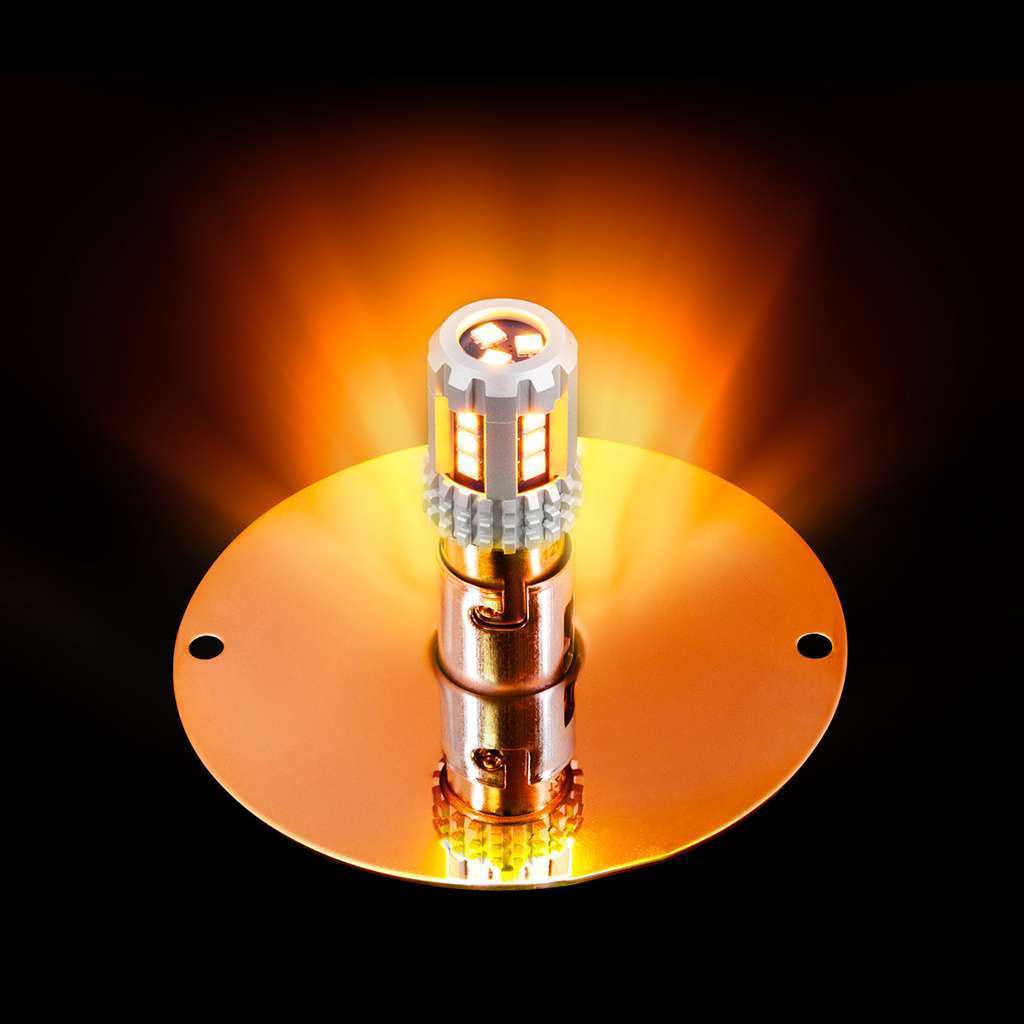 Ultraburst Glass Watermelon Flush Mount Kit – Amber Led/Clear Lens 7 UltraBurst Glass Watermelon Flush Mount Kit – Amber LED/Clear Lens