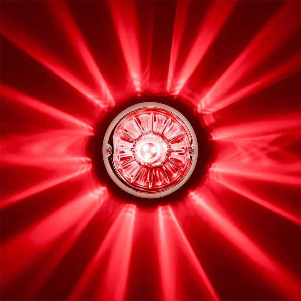 Ultraburst Glass Watermelon Flush Mount Kit – Red Led/Clear Lens 11 UltraBurst Glass Watermelon Flush Mount Kit – Red LED/Clear Lens