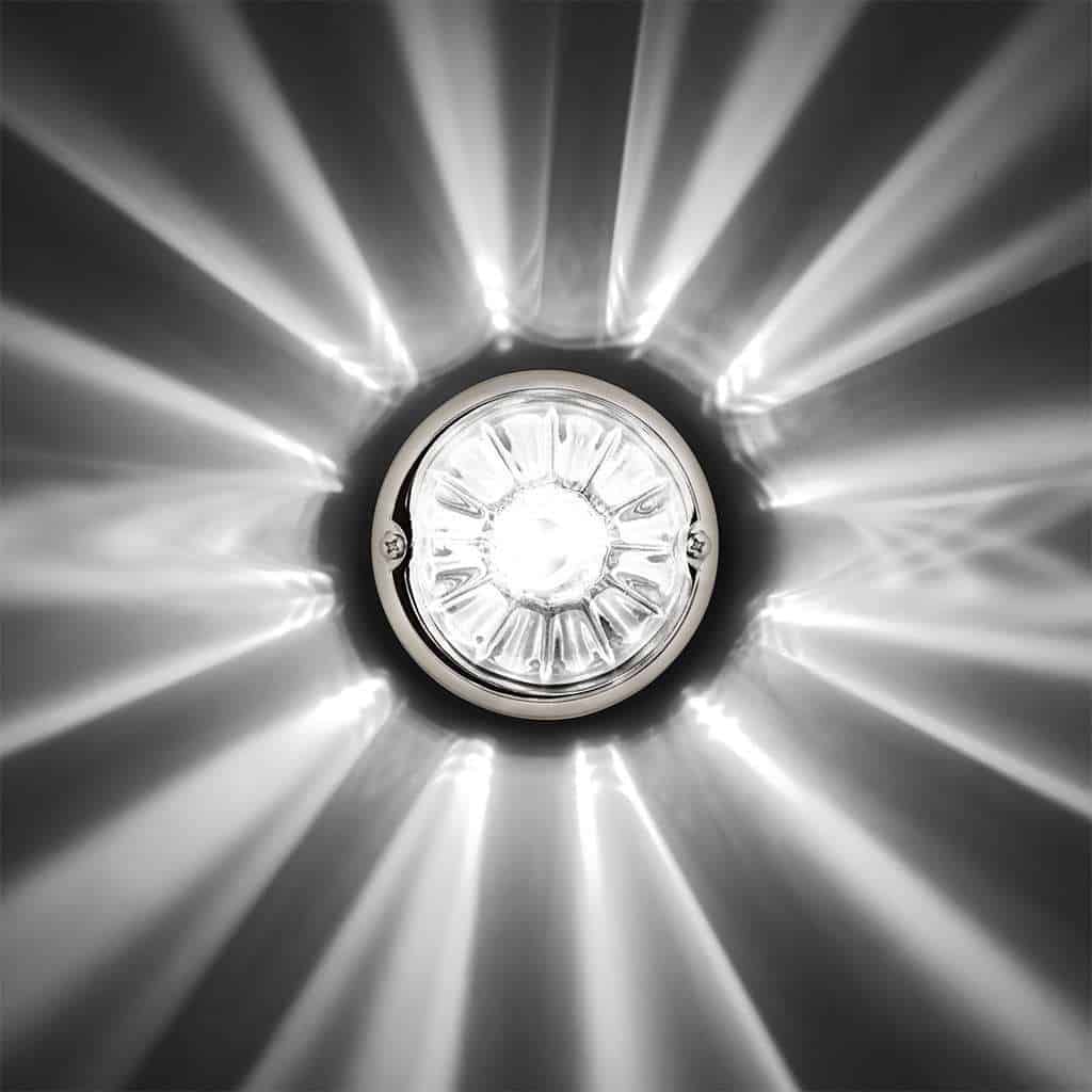 Ultraburst Glass Watermelon Flush Mount Kit – White Led/Clear Lens 11 UltraBurst Glass Watermelon Flush Mount Kit – White LED/Clear Lens