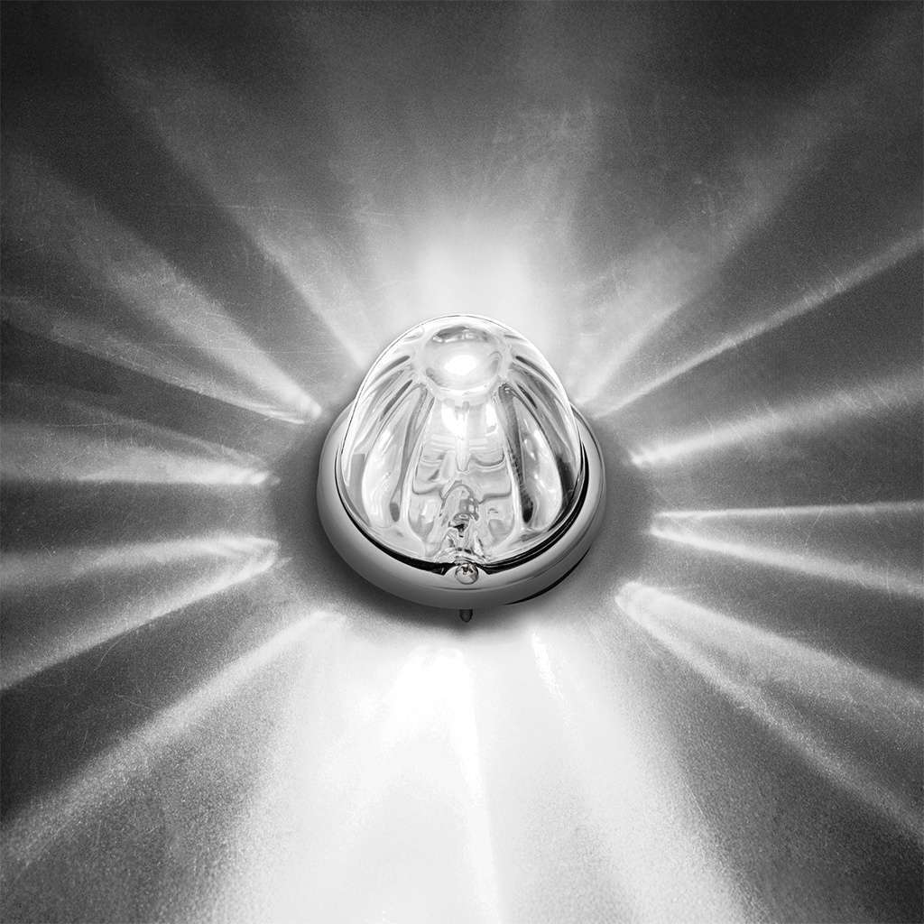Ultraburst Glass Watermelon Flush Mount Kit – White Led/Clear Lens 12 UltraBurst Glass Watermelon Flush Mount Kit – White LED/Clear Lens