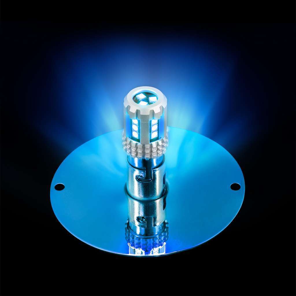 Ultraburst Glass Watermelon Flush Mount Kit – Blue Led/Clear Lens 7 UltraBurst Glass Watermelon Flush Mount Kit – Blue LED/Clear Lens