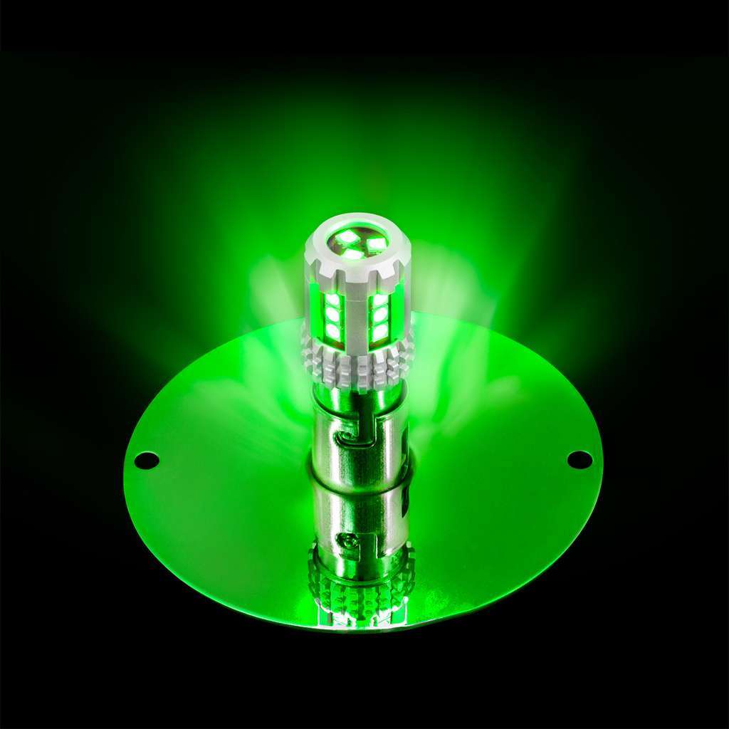 Ultraburst Glass Watermelon Flush Mount Kit – Green Led/Clear Lens 7 UltraBurst Glass Watermelon Flush Mount Kit – Green LED/Clear Lens