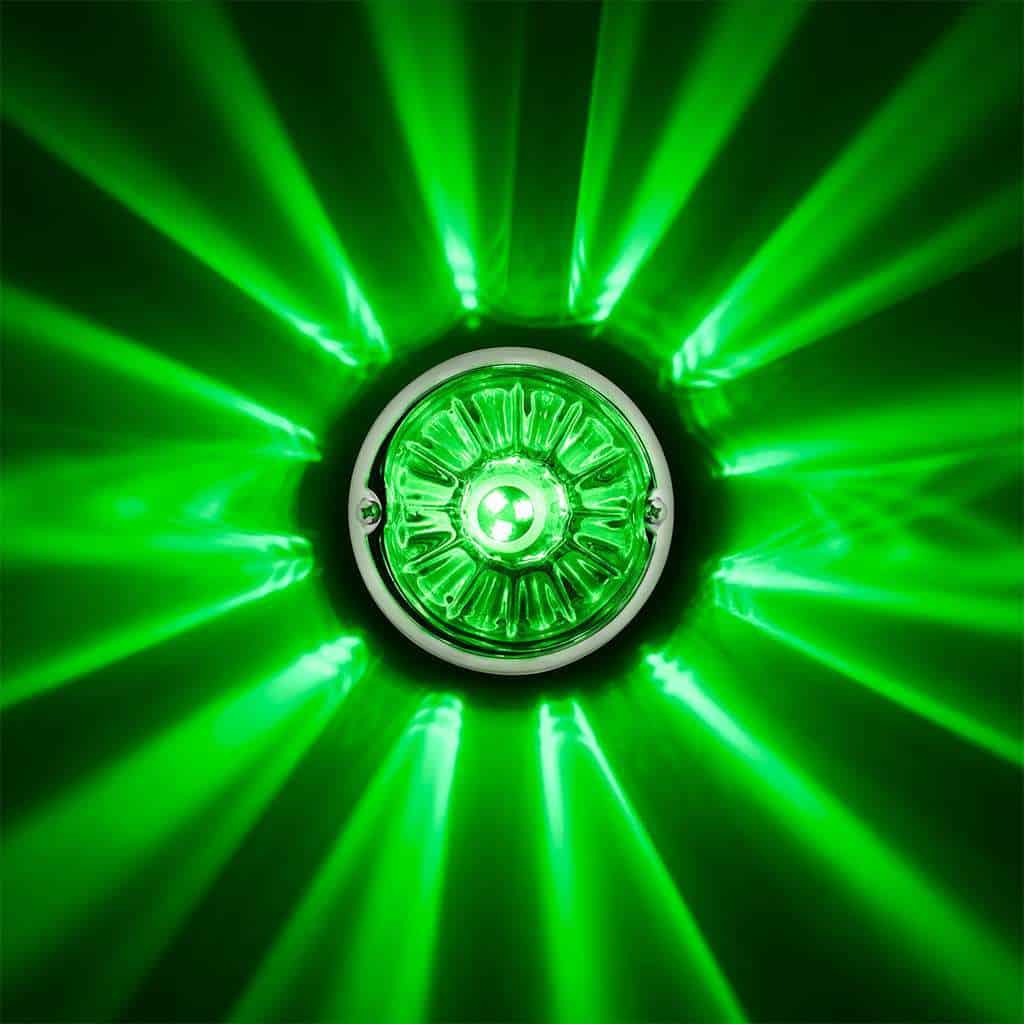 Ultraburst Glass Watermelon Flush Mount Kit – Green Led/Clear Lens 11 UltraBurst Glass Watermelon Flush Mount Kit – Green LED/Clear Lens