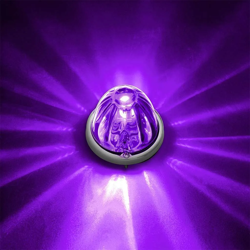 UltraBurst Glass Watermelon Flush Mount Kit – Purple LED/Clear Lens