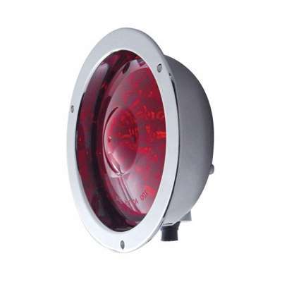 40 Led 4&Quot; Round Flange Mount Deep-Dish Light (Stop, Turn &Amp; Tail) - Red Led/Red Lens 3 40 LED 4" Round Flange Mount Deep-Dish Light (Stop, Turn & Tail) - Red LED/Red Lens