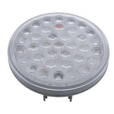 36 LED 4" Round Light (Stop, Turn & Tail) - Red/Clear Lens