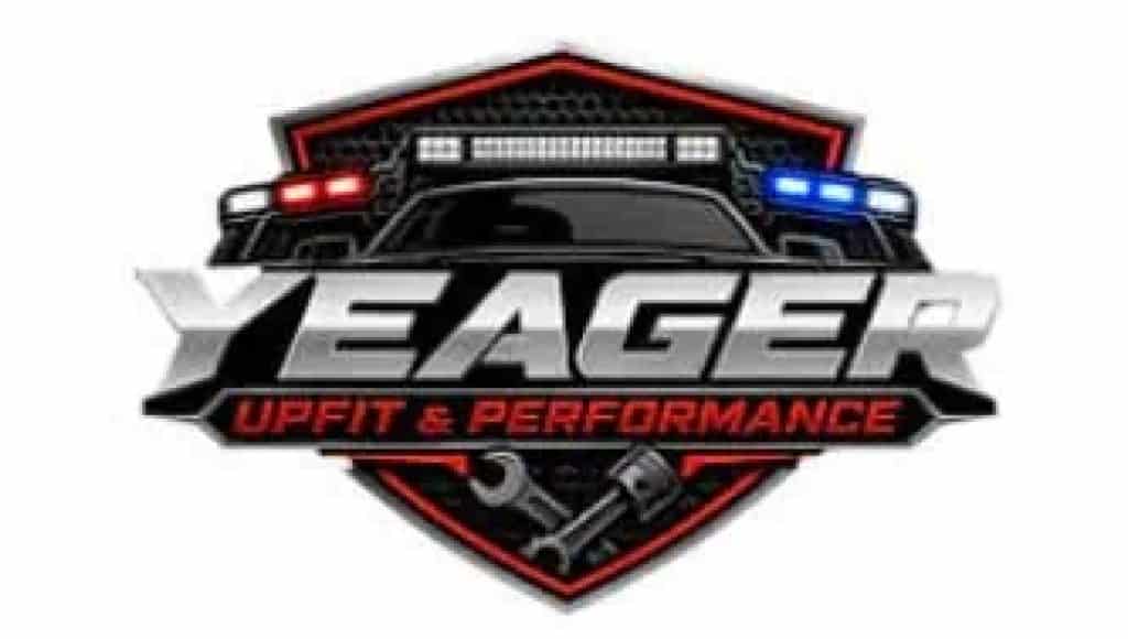 Yeager Upfit and Performance, LLC black and red logo