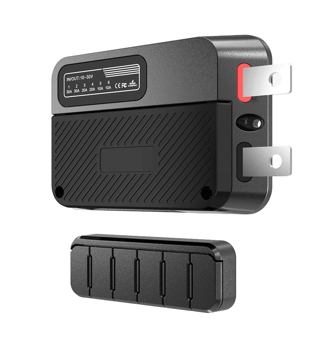Home 79 Alpha Six Switch – 6‑Gang Remote‑Controlled Switch Panel