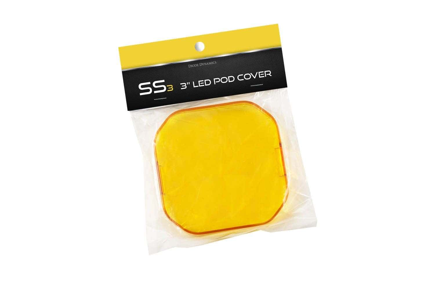 Diode Dynamics Ss3 Led Pod Cover, Yellow (One) 3 SS3 LED Pod Cover