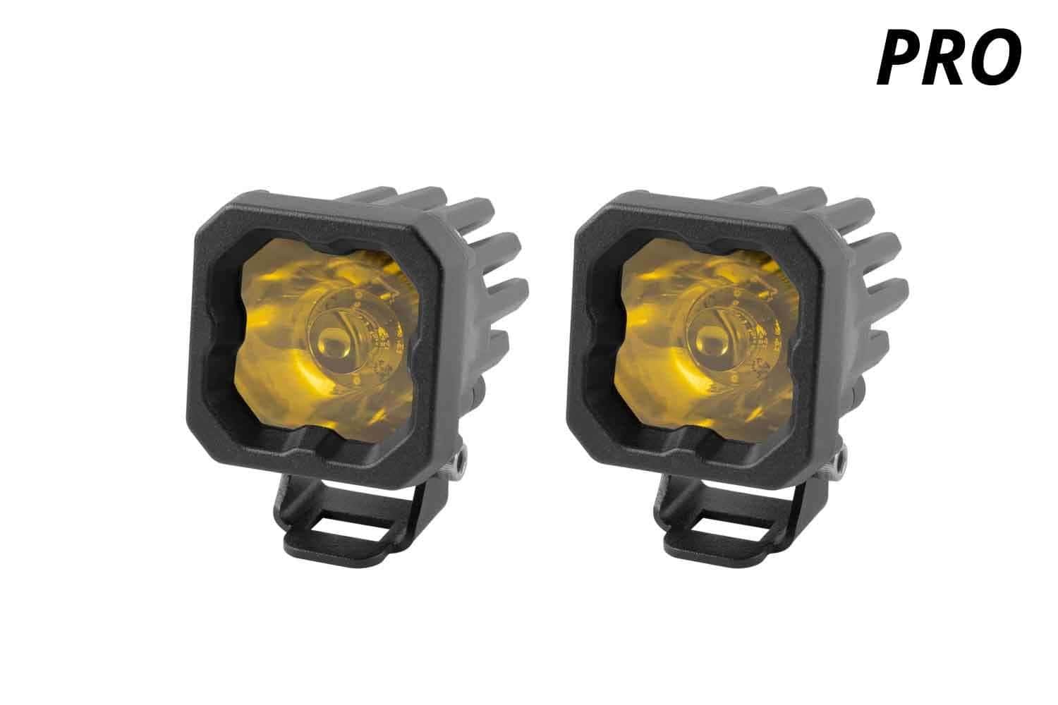 SSC1 Yellow Standard LED Pod (pair)