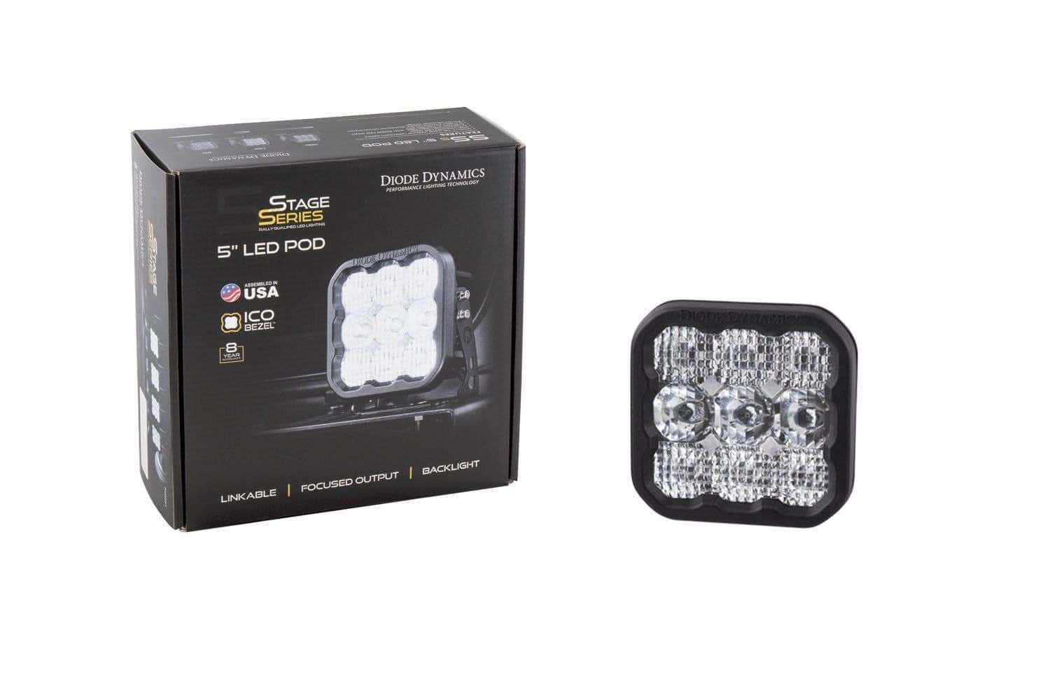 Diode Dynamics Ss5 Add-On Led Pod-Pro 90Watts 3 SS5 Add-On LED Pod