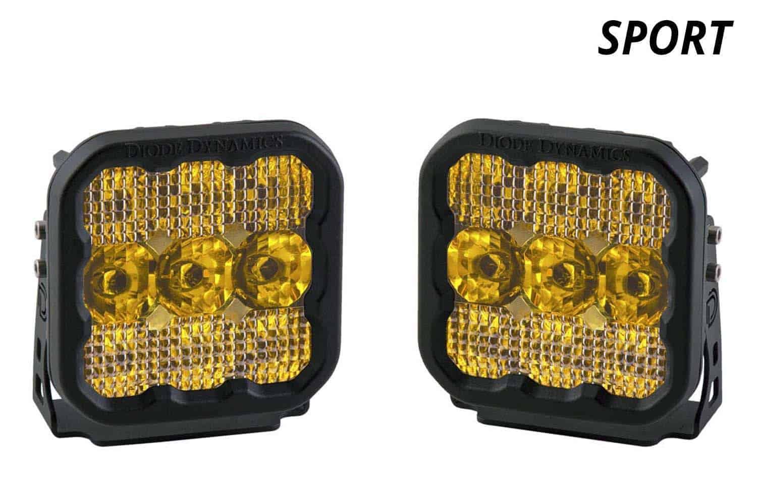 Diode Dynamics Ss5 Yellow Sport Led Pod (Pair) 1 SS5 Yellow LED Pod (pair)
