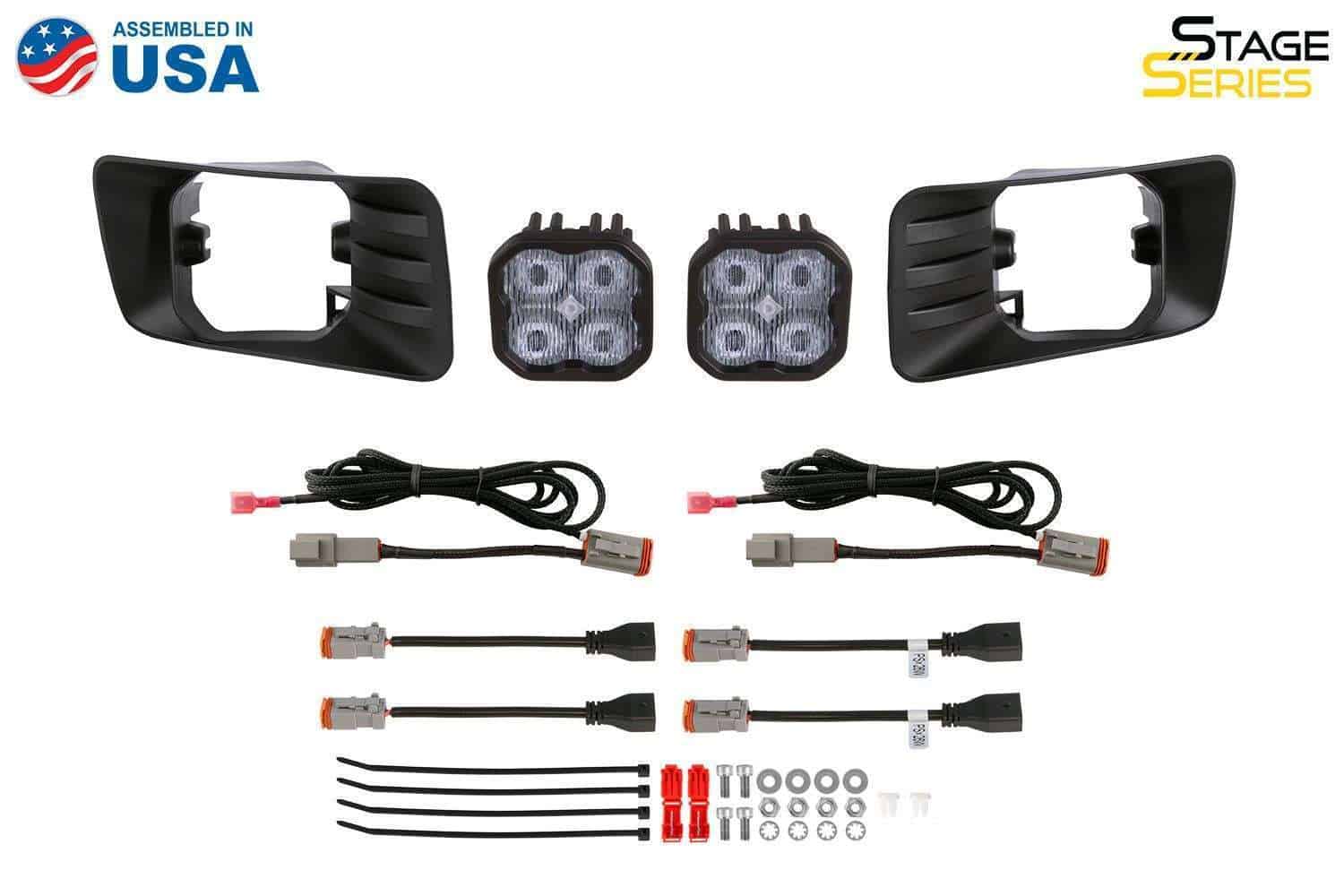 Chevrolet Avalanche Z71 | Tahoe | Tahoe Z71 | Suburban Z71 | Silverado 2500/3500 HD-SS3 LED Fog Light Kit