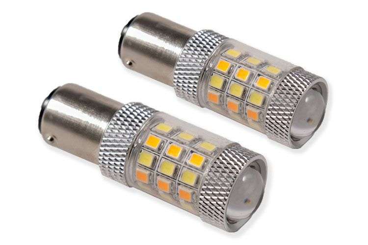 Diode Dynamics 1157 HP24 Switchback Dual-Color Turn Signal LED Bulbs