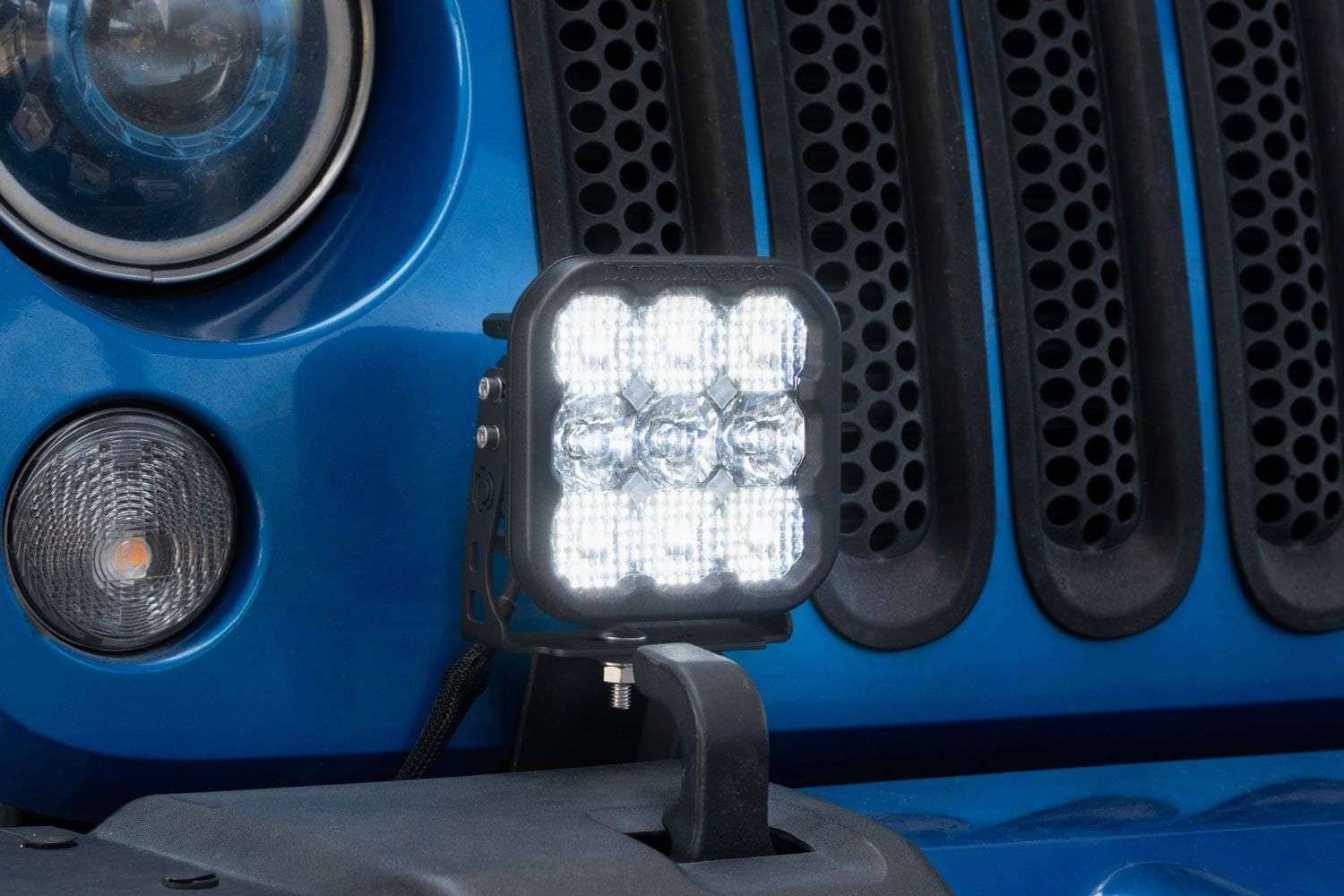 Jeep Jk Wrangler 2007-2018 | Ss5 Bumper Led Pod Light Kit 4 Jeep JK Wrangler 2007-2018 | SS5 Bumper LED Pod Light Kit