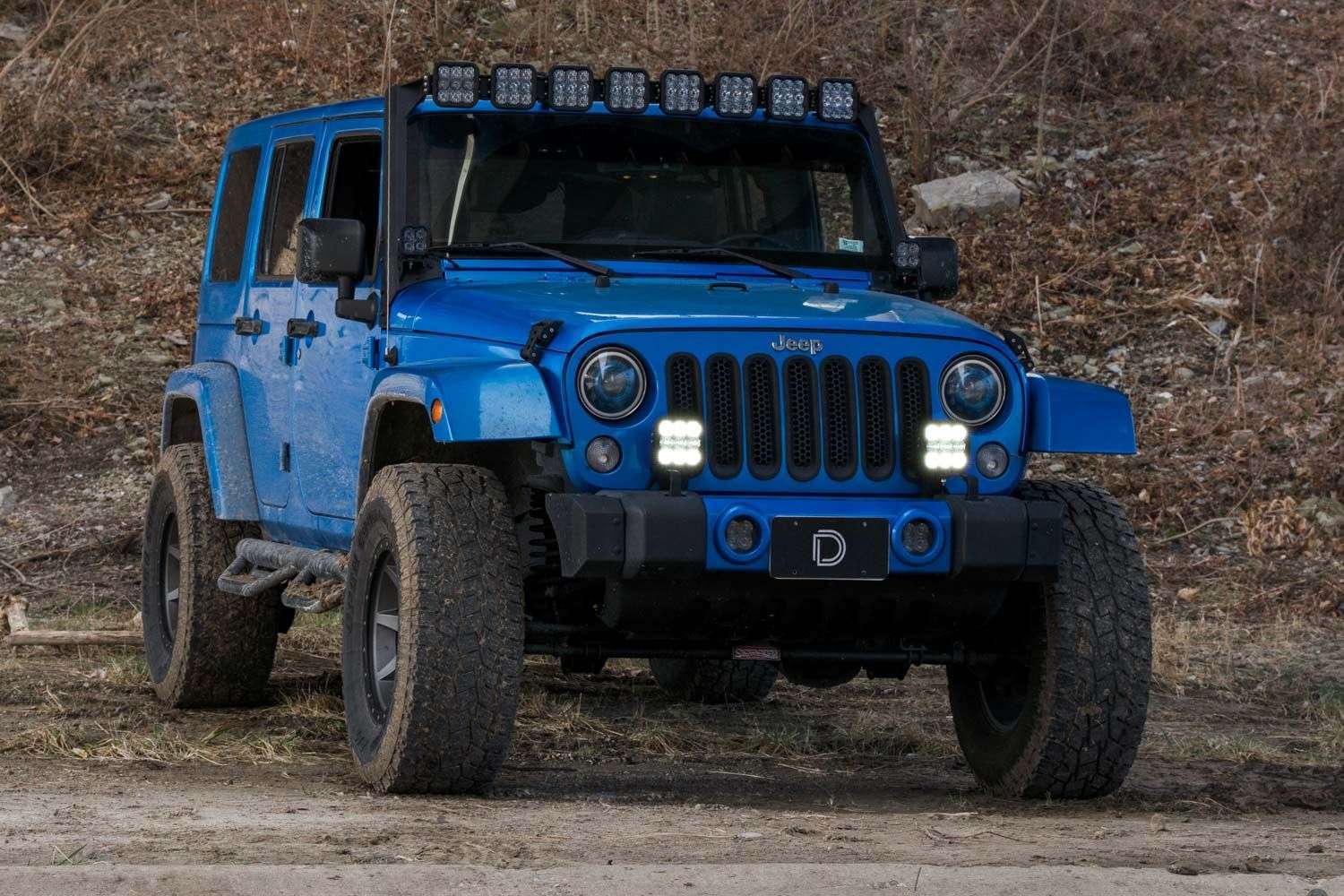 Jeep Jk Wrangler 2007-2018 | Ss5 Bumper Led Pod Light Kit 5 Jeep JK Wrangler 2007-2018 | SS5 Bumper LED Pod Light Kit