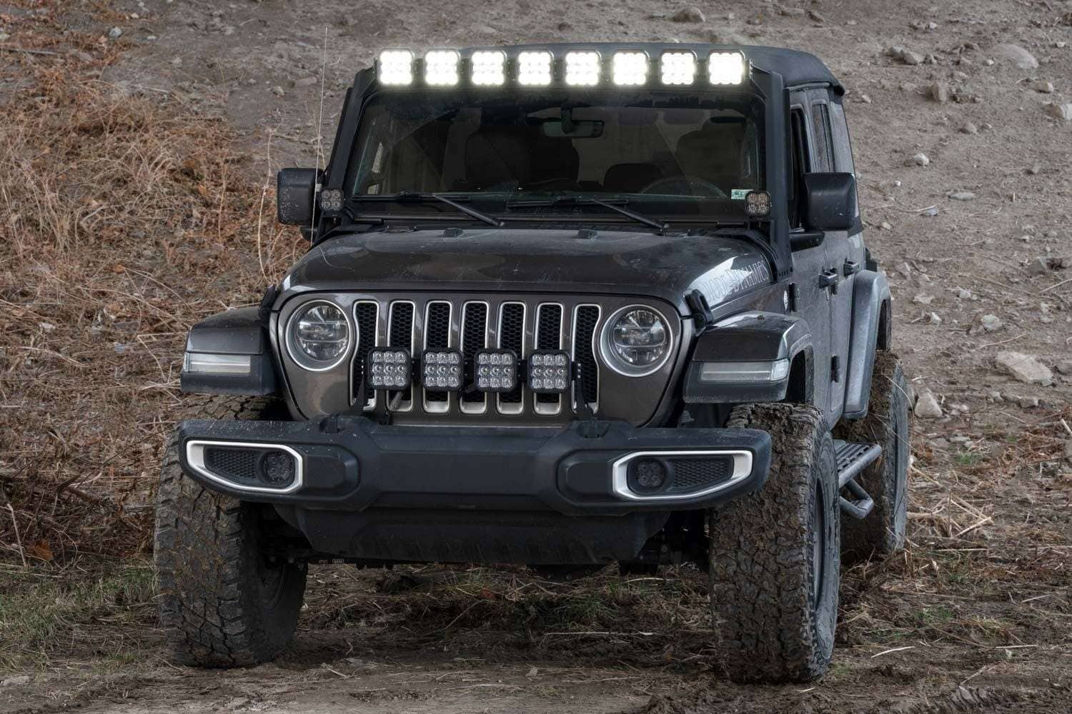 Jeep Jl Wrangler 2018-2025 | Ss5 Windshield Crosslink Lightbar Kit 5 Jeep JL Wrangler 2018-2025 | SS5 Windshield CrossLink Lightbar Kit