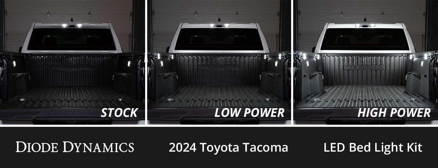 Toyota Tacoma 2024-2025 | Stage Series Led Bed Light Kit 5 Toyota Tacoma 2024-2025 | Stage Series LED Bed Light Kit