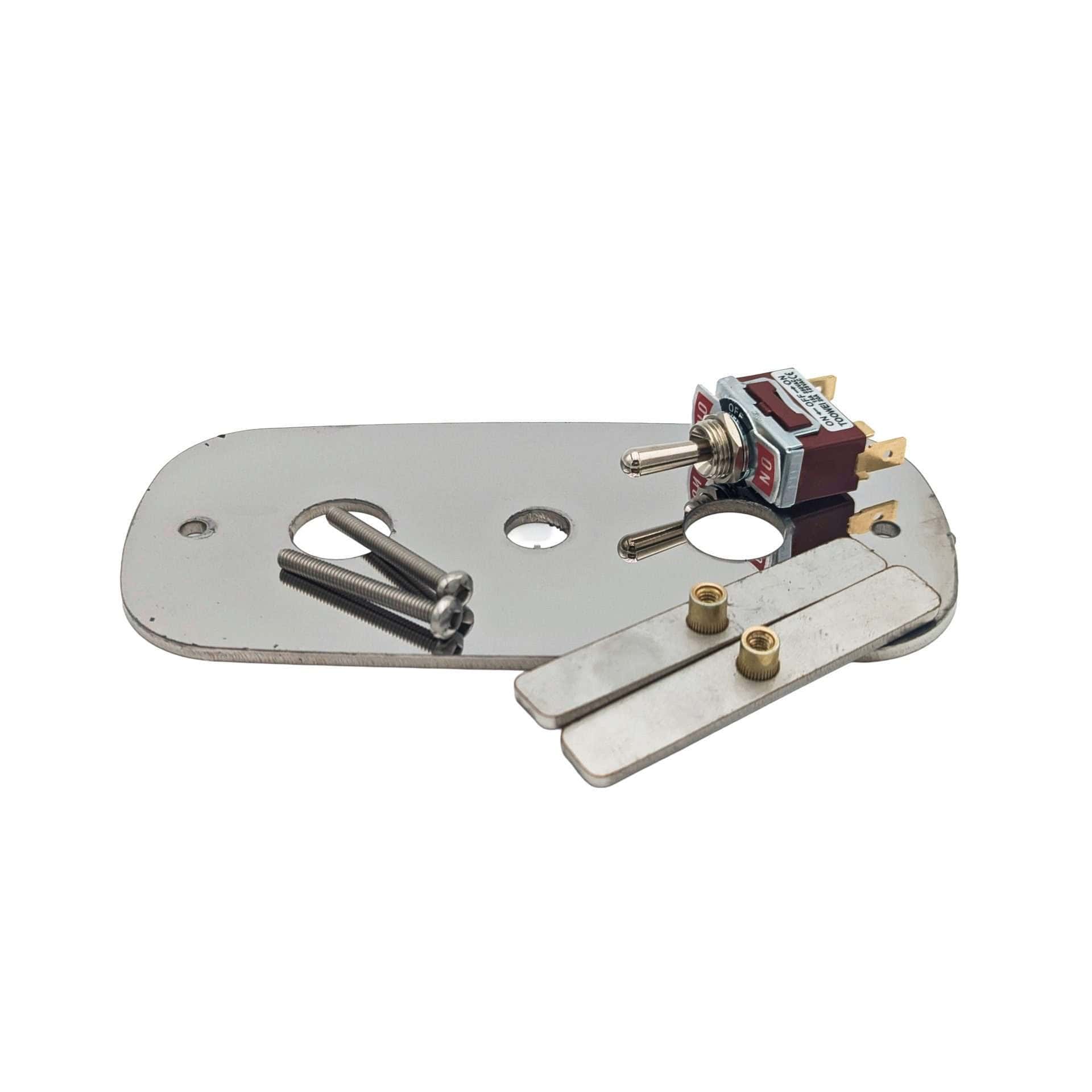 Peterbilt 389 Interior Penny Lights Ss Headliner Plate | Single Switch 1 Peterbilt 389 Interior Penny Lights SS Headliner Plate