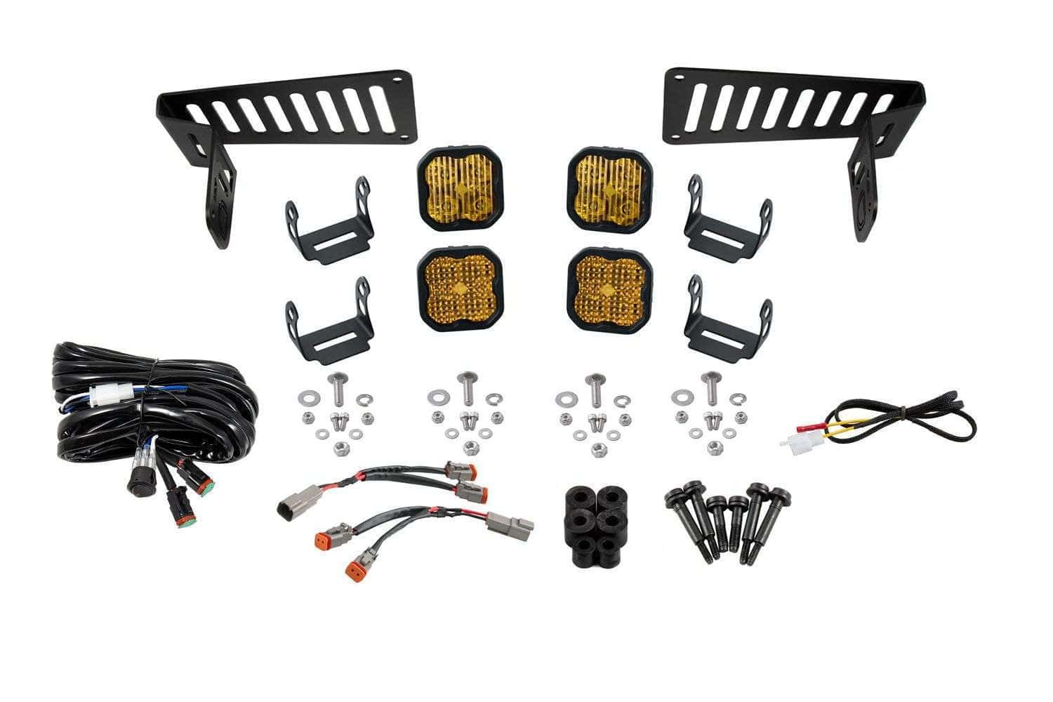 Jeep JL Wrangler 2018-2025 Cowl Mount LED Brackets
