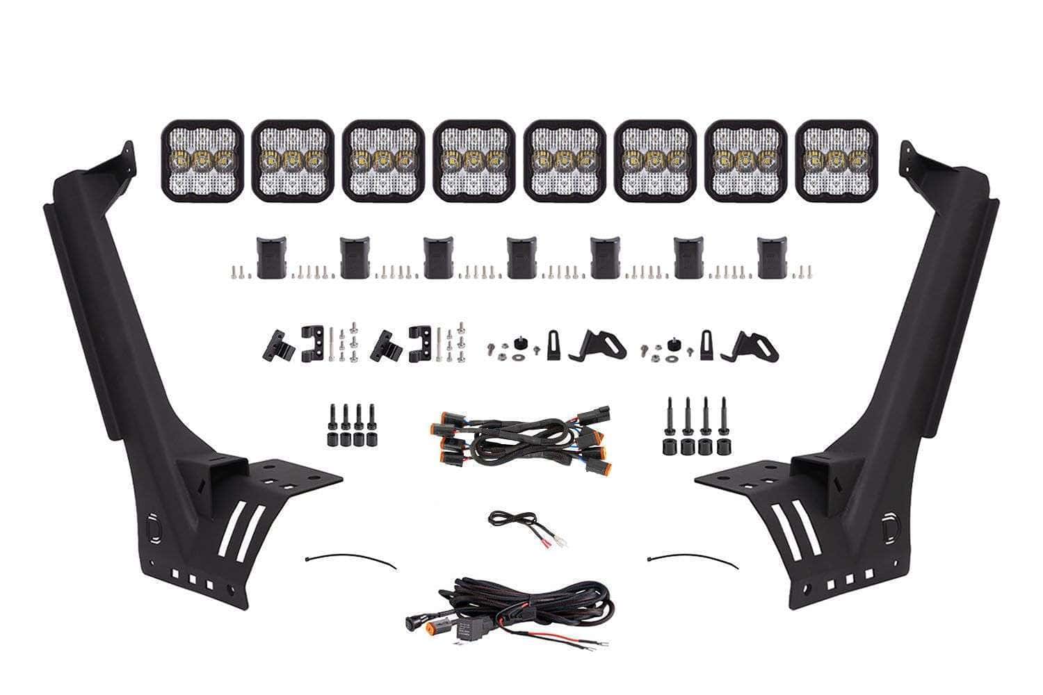 Jeep JL Wrangler 2018-2025 | SS5 Windshield CrossLink Lightbar Kit