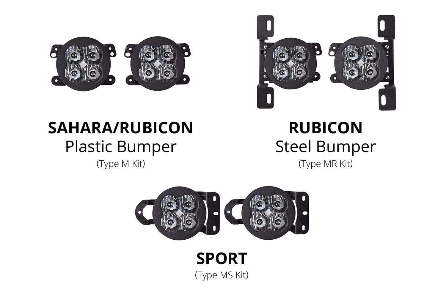 Jeep JL Wrangler 2018-2025 | SS3 LED Fog Light Kit