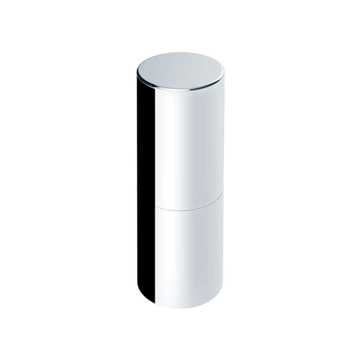 33mm X 6-1/2" Chrome Plastic Tall Cylinder Nut Cover - Thread-On (10 Pcs)