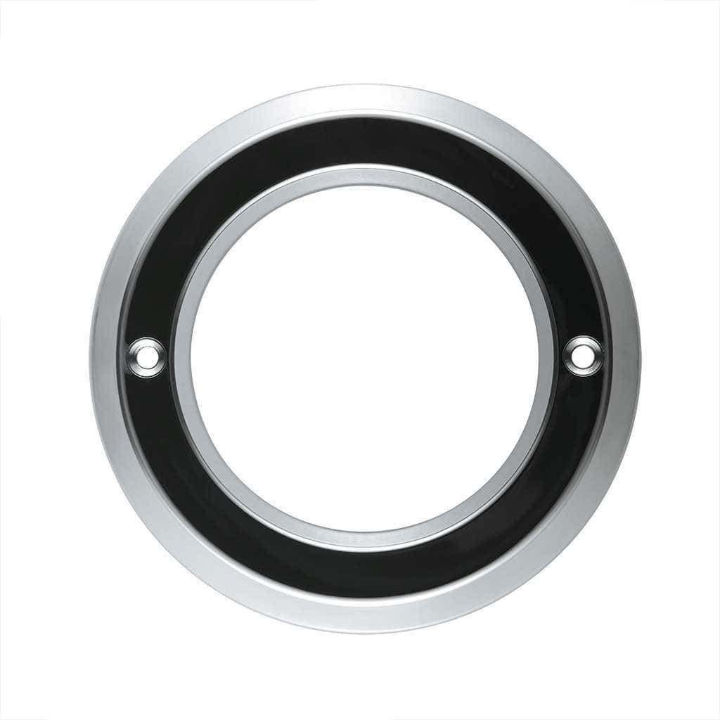 2" Chrome Plastic Light Bezel