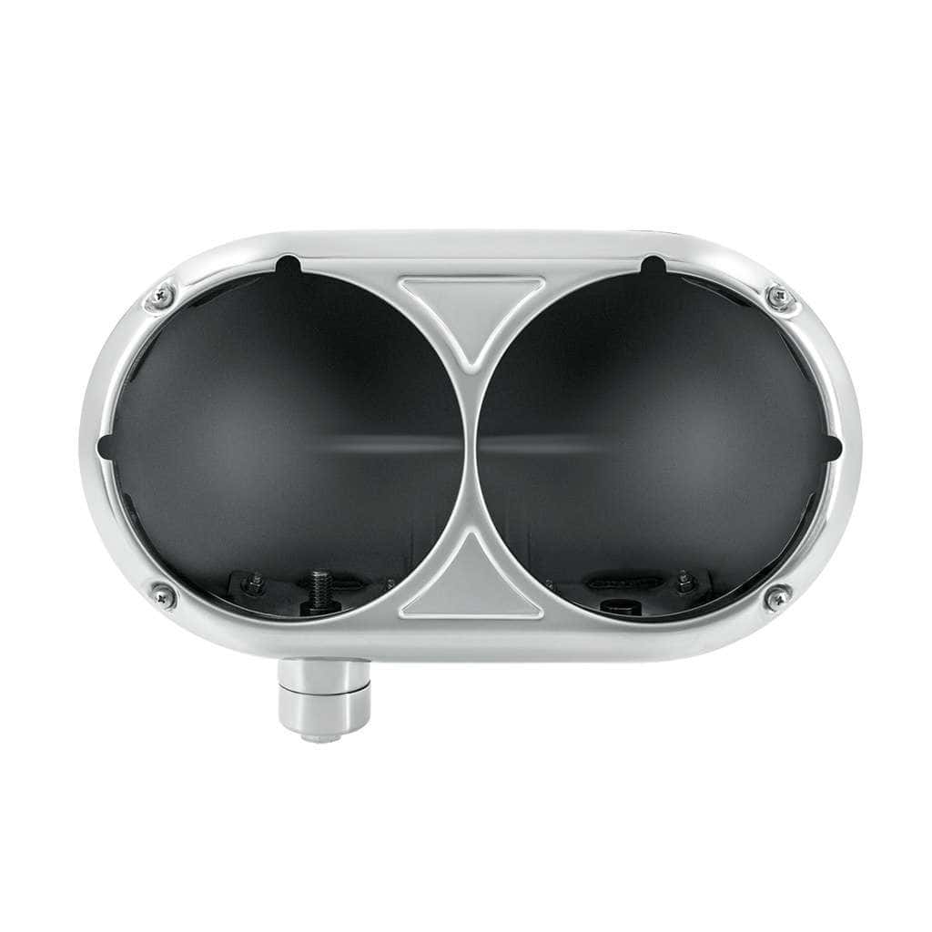 Peterbilt 359 Dual 5.75" Stainless Steel Headlight Housing