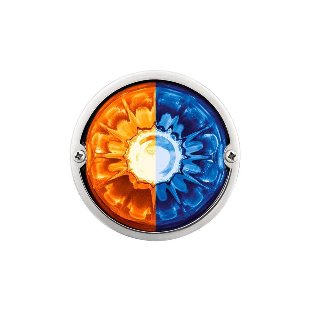 Double Fury 4 Led Glass Watermelon Light Kit – Amber &Amp; Blue W/Clear Lens 5 Double Fury 4 LED Glass Watermelon Light Kit – Amber & Blue w/Clear Lens