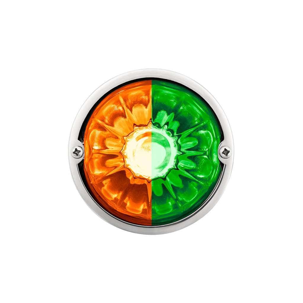 Double Fury 4 Led Glass Watermelon Light Kit – Amber &Amp; Green W/Clear Lens 5 Double Fury 4 LED Glass Watermelon Light Kit – Amber & Green w/Clear Lens