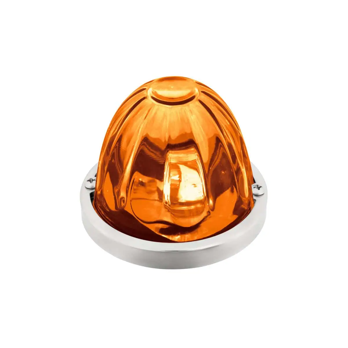 Double Fury 4 LED Glass Watermelon Light Kit – Amber & Purple w/Clear Lens