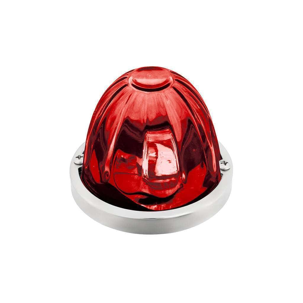 Double Fury 4 LED Glass Watermelon Light Kit – Amber & Red w/Clear Lens