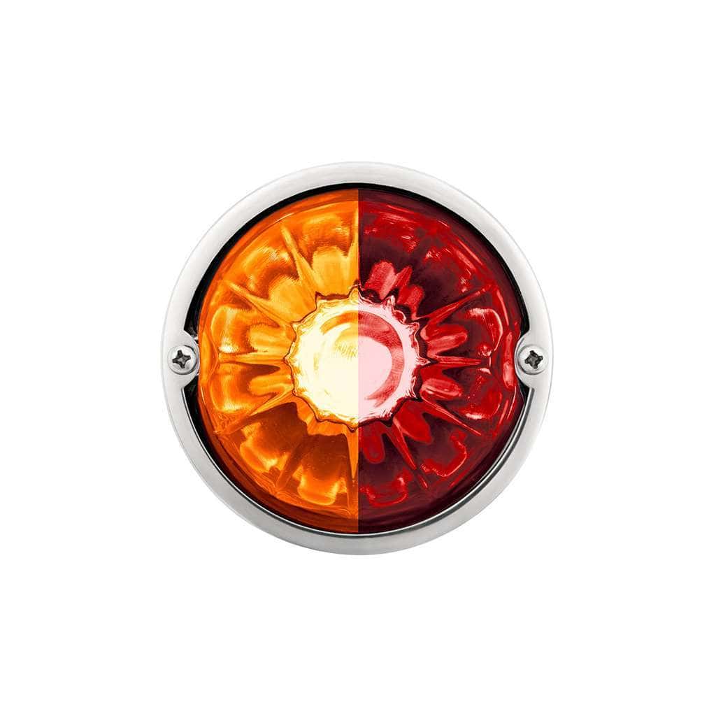 Double Fury 4 Led Glass Watermelon Light Kit – Amber &Amp; Red W/Clear Lens 5 Double Fury 4 LED Glass Watermelon Light Kit – Amber & Red w/Clear Lens
