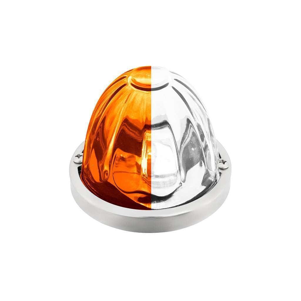 Double Fury 4 LED Glass Watermelon Light Kit – Amber & White w/Clear Lens