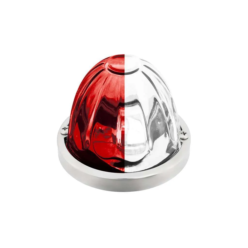 Double Fury 4 LED Glass Watermelon Light Kit – Red & White w/Clear Lens