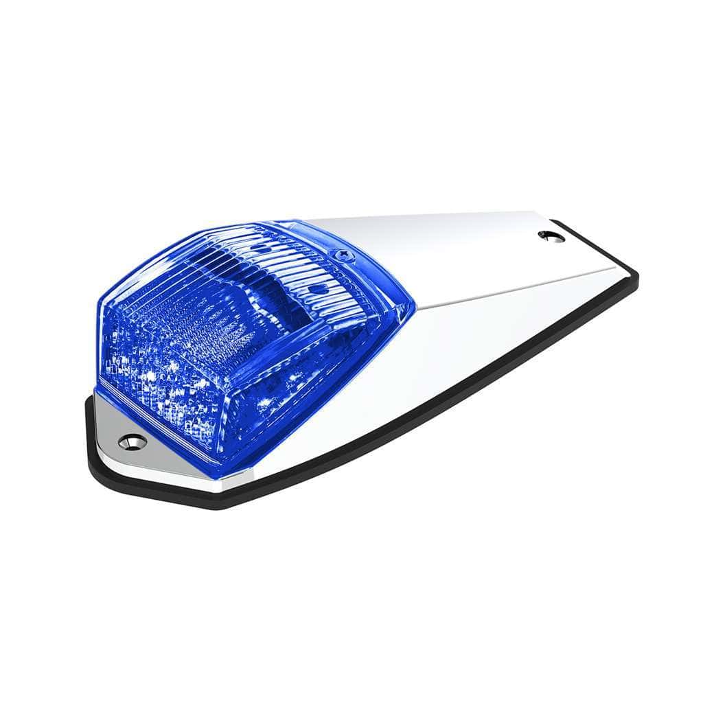 Double Fury 17 Led Light Grakon 5000 Style Square Cab Light - Amber &Amp; Blue Led/Clear Lens 3 Double Fury 17 LED Light Grakon 5000 Style Square Cab Light - Amber & Blue LED/Clear Lens