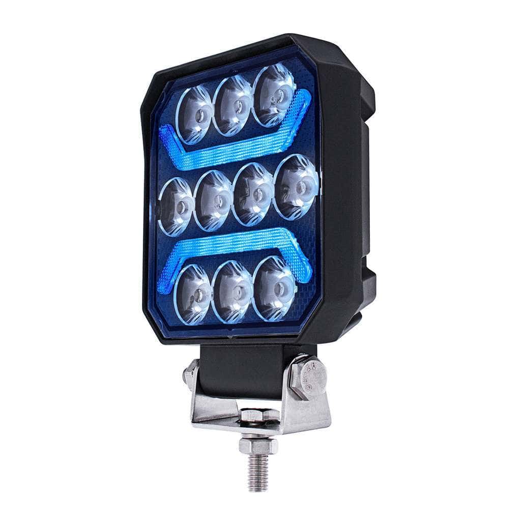 10 Led High Power Led Work Light With &Quot;U&Quot; Light Guide 12 10 LED High Power LED Work Light With "U" Light Guide