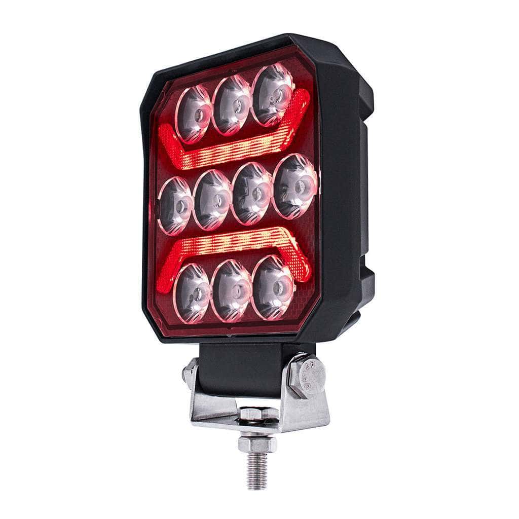 10 Led High Power Led Work Light With &Quot;U&Quot; Light Guide 10 10 LED High Power LED Work Light With "U" Light Guide