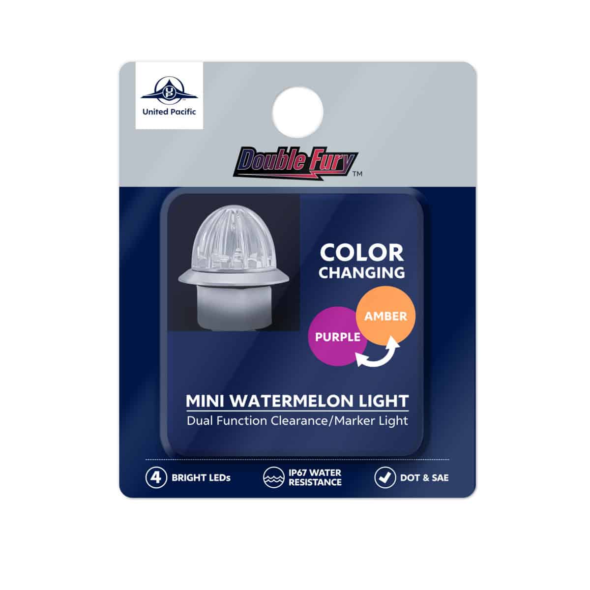 Double Fury 4 Led Dual Function Watermelon Light – Amber &Amp; Purple 9 Double Fury 4 LED Dual Function Watermelon Light – Amber & Purple