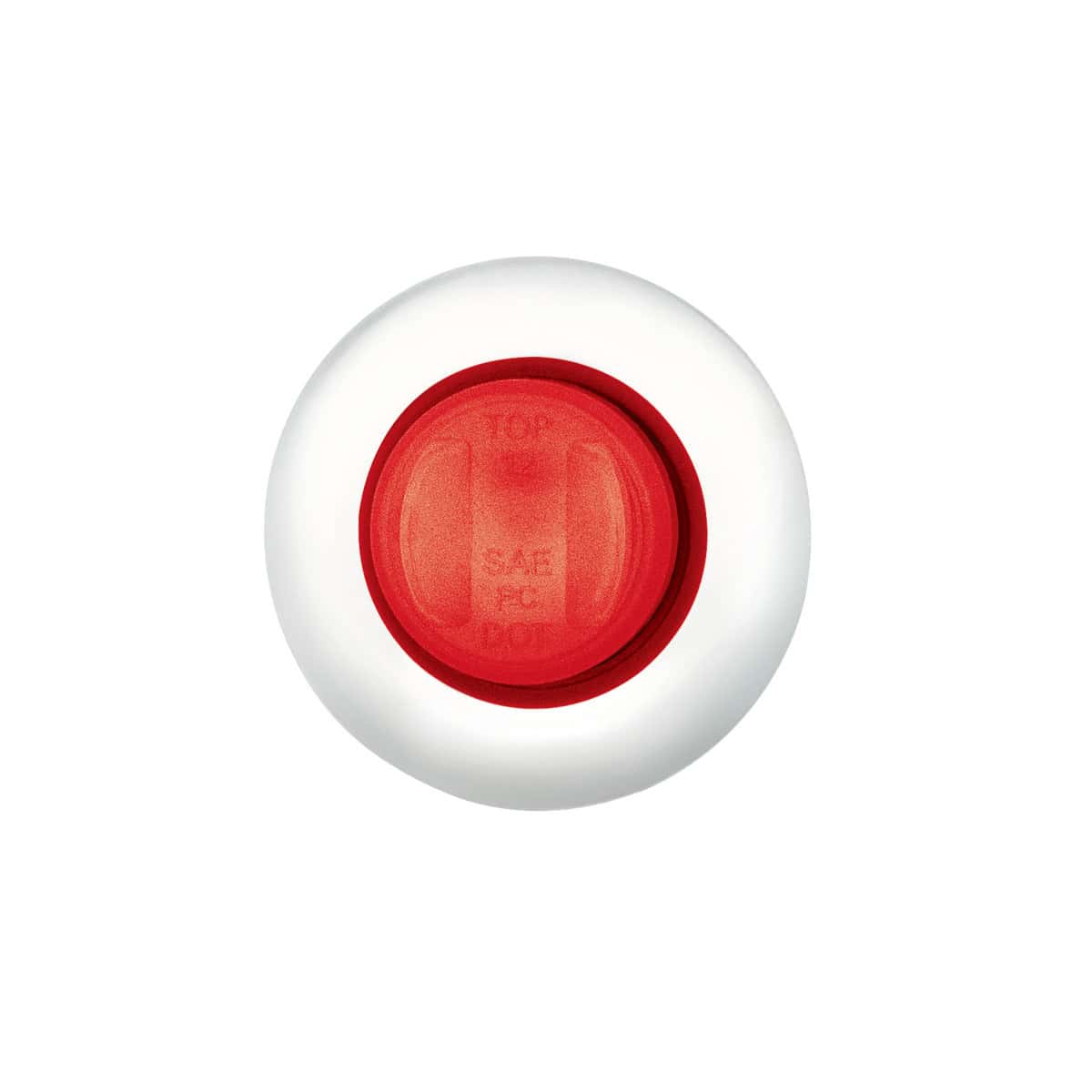 3/4" 2 LED GloLight Penny Light – Red/Clear