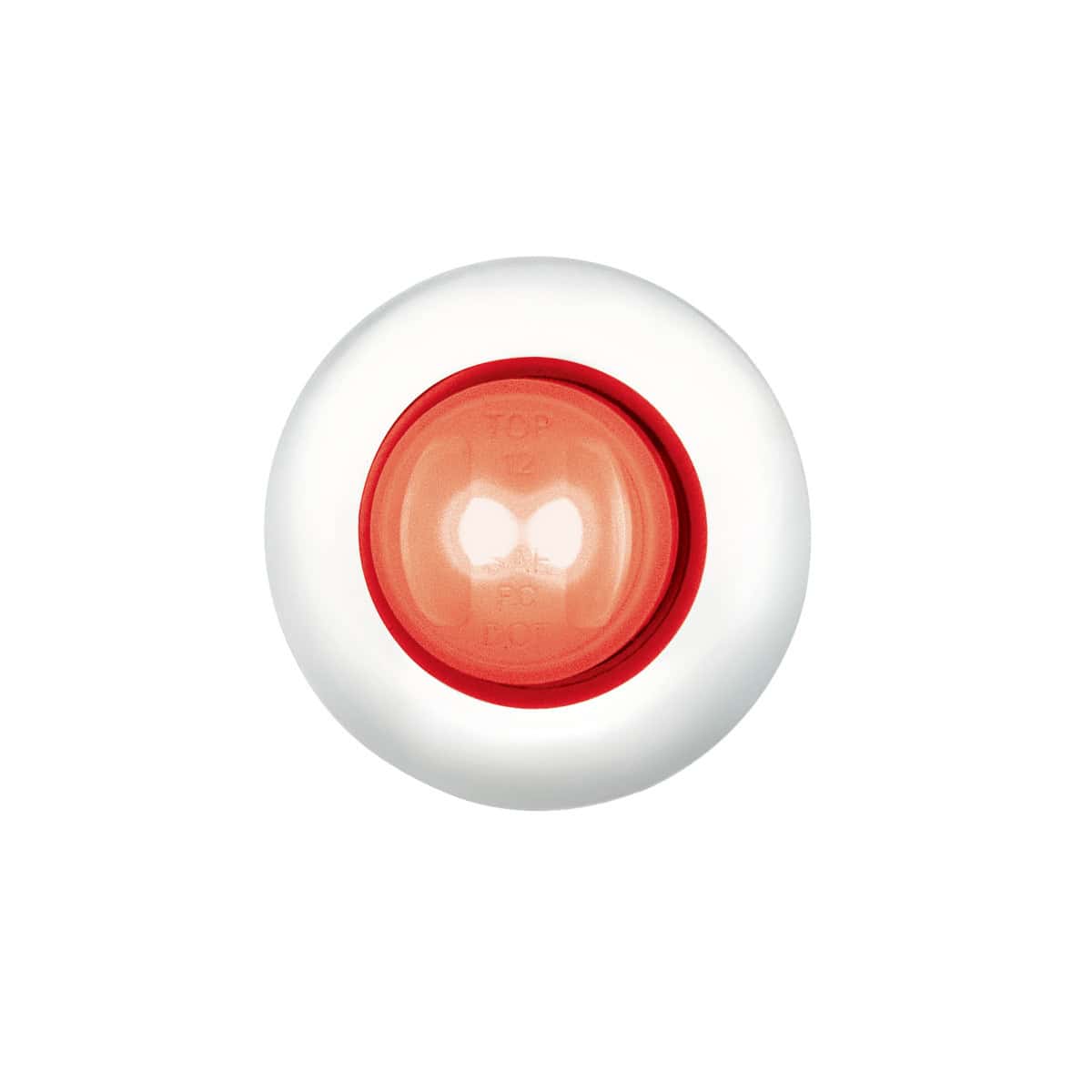 3/4&Quot; 2 Led Glolight Penny Light – Red/Clear 4 3/4" 2 LED GloLight Penny Light – Red/Clear