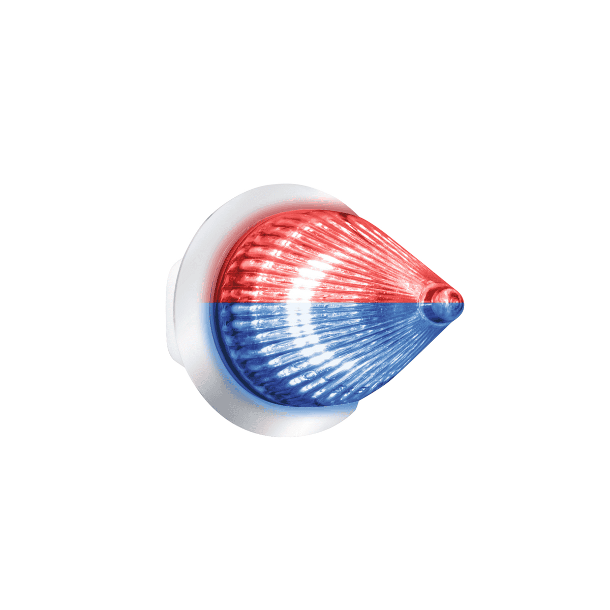 Double Fury 4 LED Dual Function Spike Light – Red & Blue